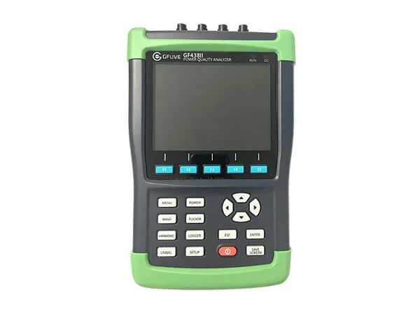 Analizador de calidad de energía trifásico GFUVE GF438II