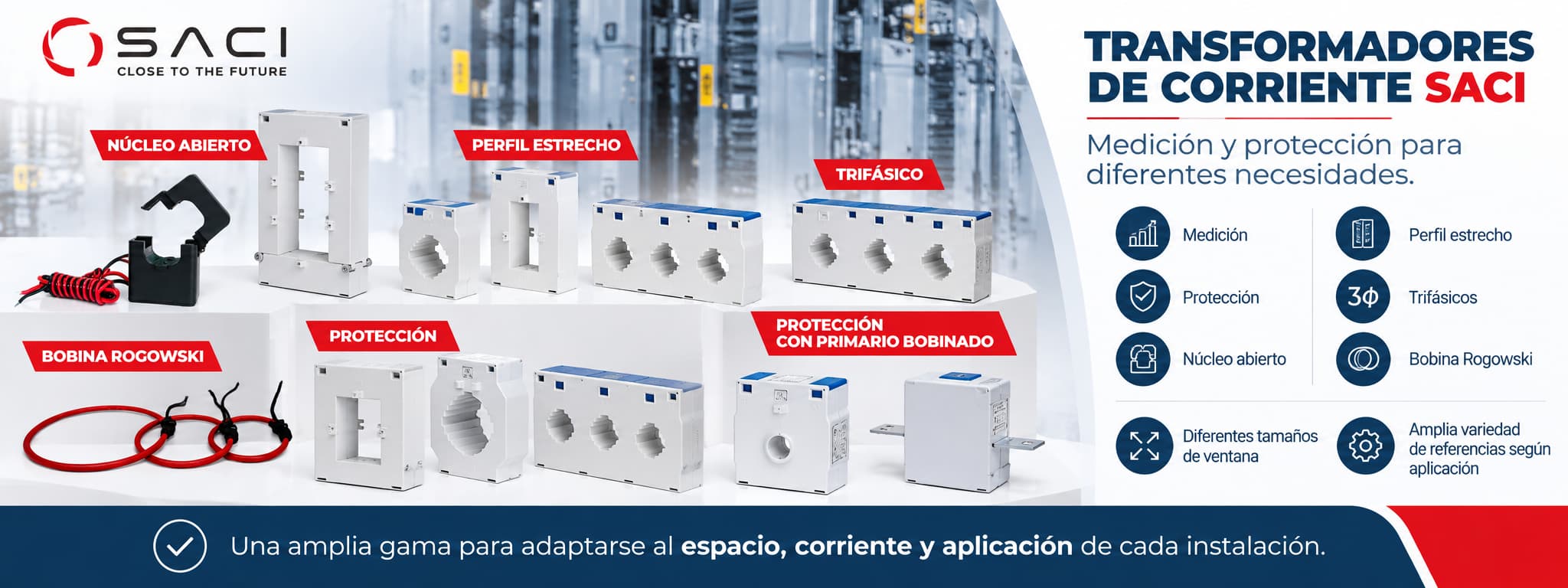 Transformadores de corriente SACI