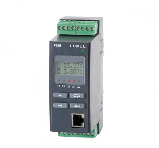 Transductor eléctrico para parámetros de circuitos DC LUMEL P30H